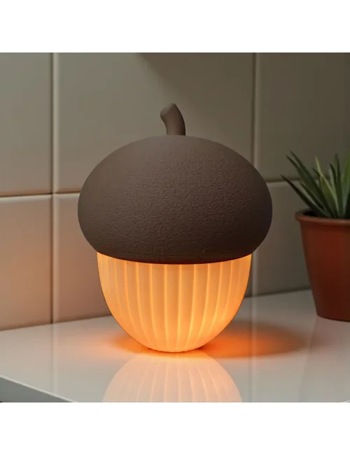 Meşe Form Işıklı Dekoratif Mumluk + Led Tealight Dahil