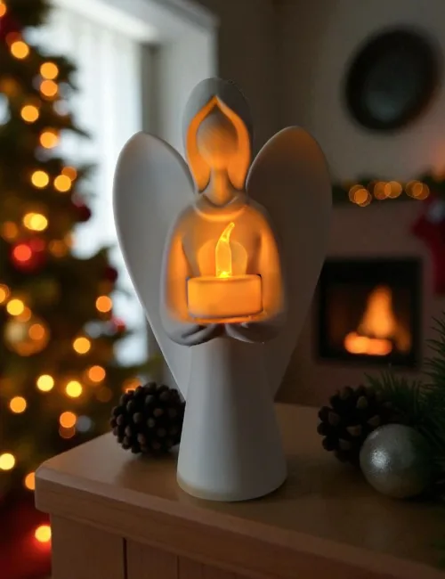 Melek Figürlü Tealight Mumluk
