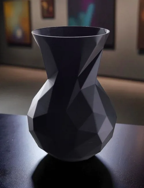 Low Poly Dekoratif Vazo